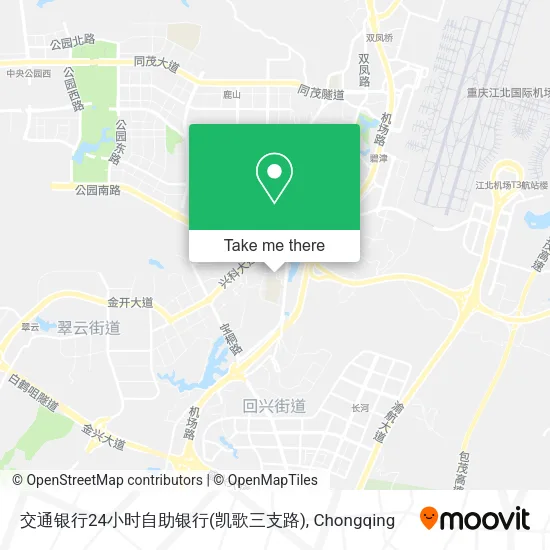 交通银行24小时自助银行(凯歌三支路) map