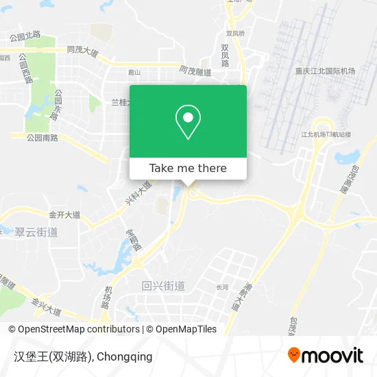 汉堡王(双湖路) map