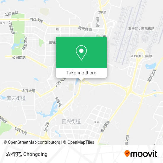 农行苑 map