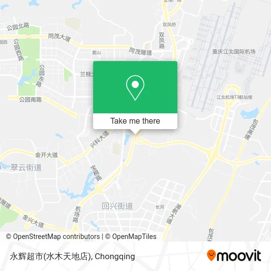 永辉超市(水木天地店) map