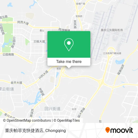 重庆帕菲克快捷酒店 map