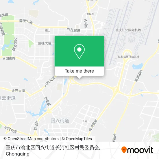 重庆市渝北区回兴街道长河社区村民委员会 map