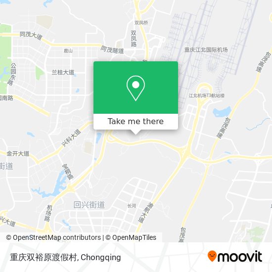 重庆双裕原渡假村 map