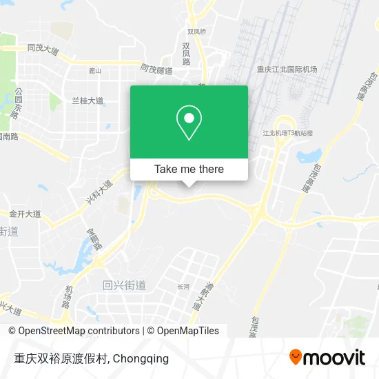 重庆双裕原渡假村 map