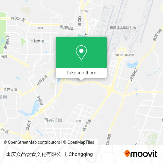 重庆众品饮食文化有限公司 map
