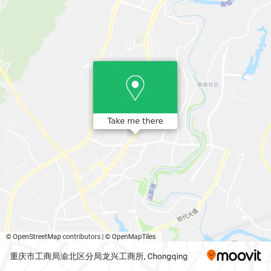 重庆市工商局渝北区分局龙兴工商所 map