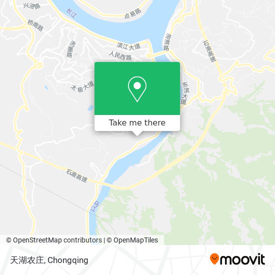 天湖农庄 map