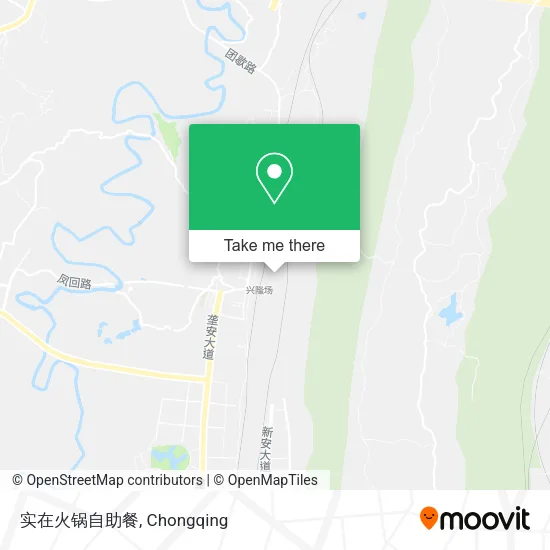 实在火锅自助餐 map