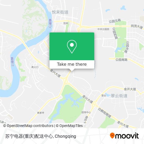 苏宁电器(重庆)配送中心 map