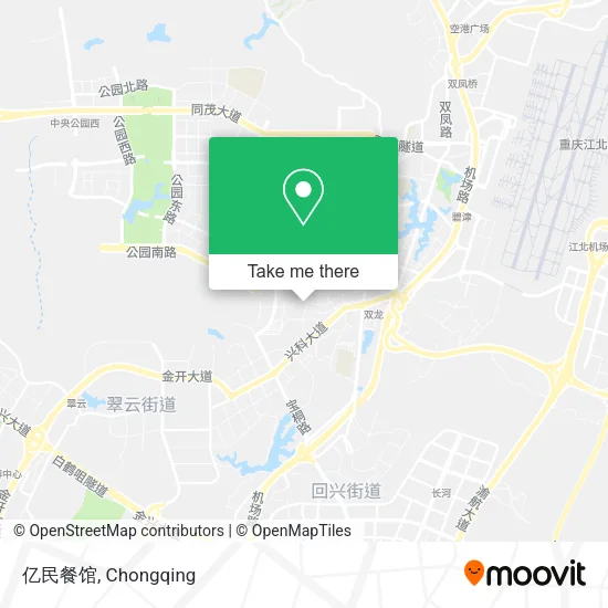 亿民餐馆 map