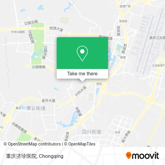 重庆济珍医院 map