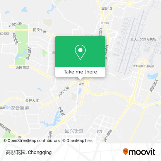 高朋花园 map