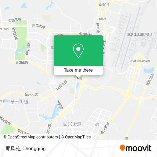 顺风苑 map