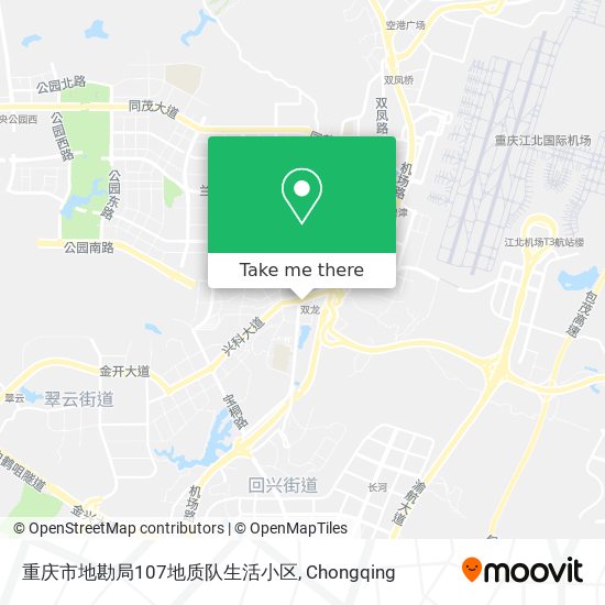 重庆市地勘局107地质队生活小区 map