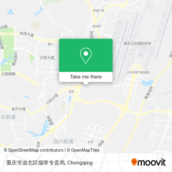 重庆市渝北区烟草专卖局 map