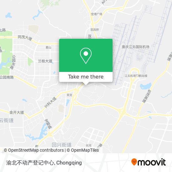 渝北不动产登记中心 map