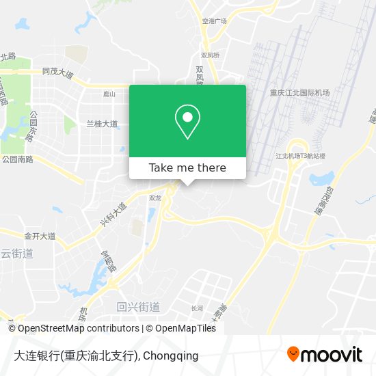 大连银行(重庆渝北支行) map