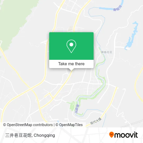 三井巷豆花馆 map