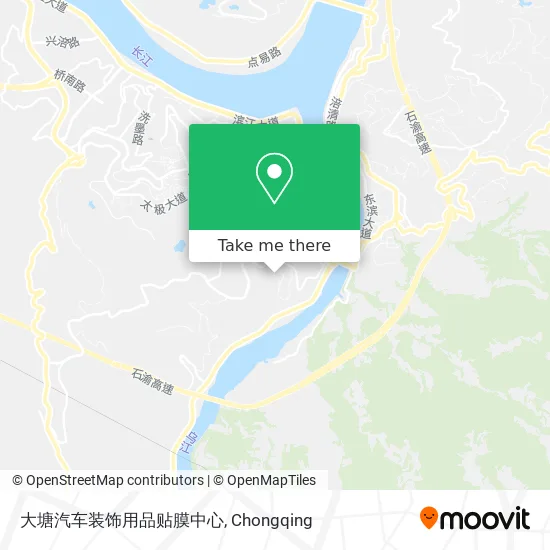 大塘汽车装饰用品贴膜中心 map
