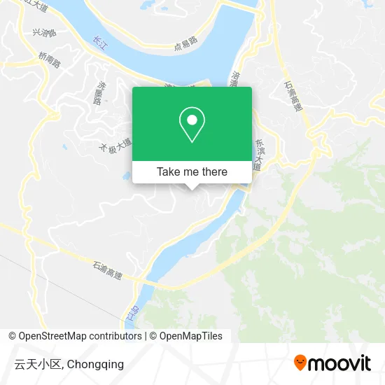 云天小区 map
