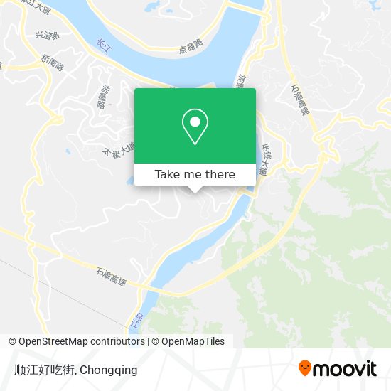顺江好吃街 map