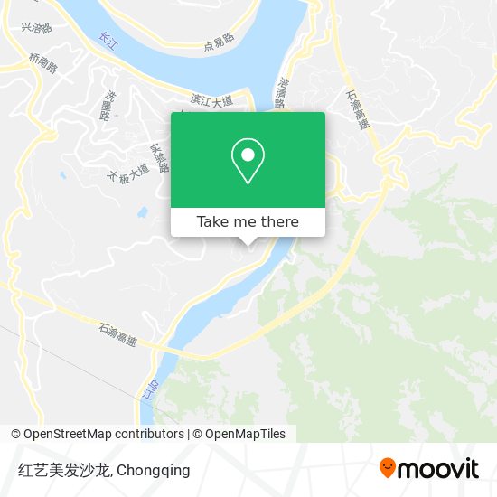 红艺美发沙龙 map