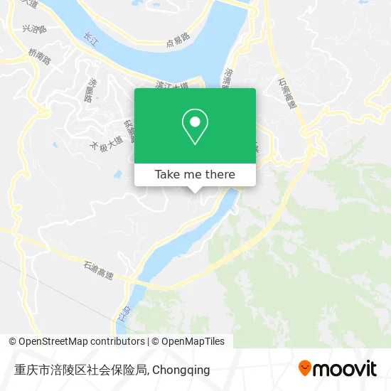 重庆市涪陵区社会保险局 map