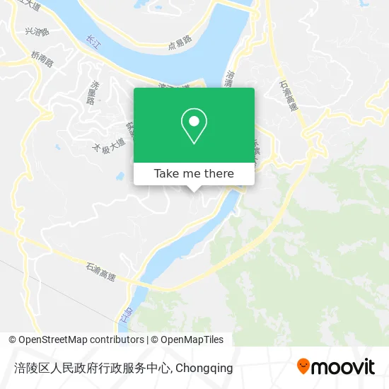 涪陵区人民政府行政服务中心 map