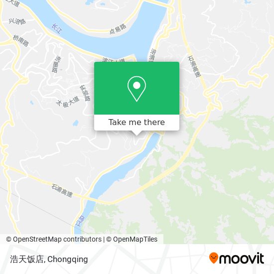 浩天饭店 map