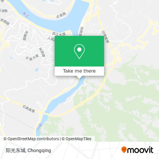 阳光东城 map