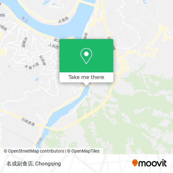 名成副食店 map