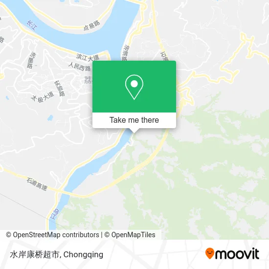 水岸康桥超市 map