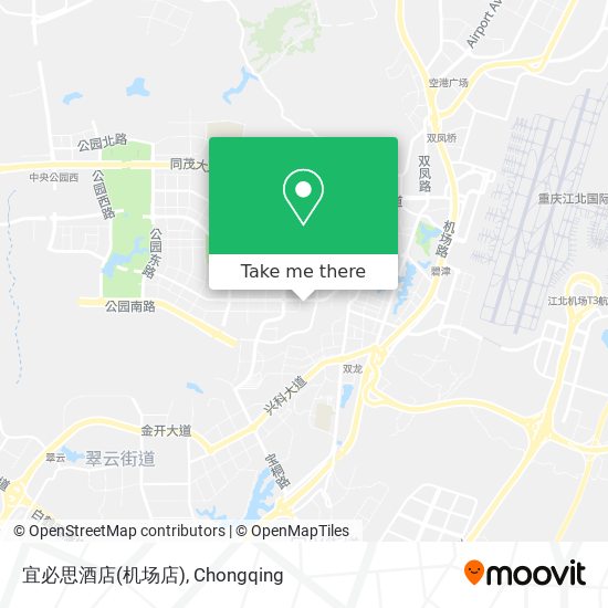 宜必思酒店(机场店) map