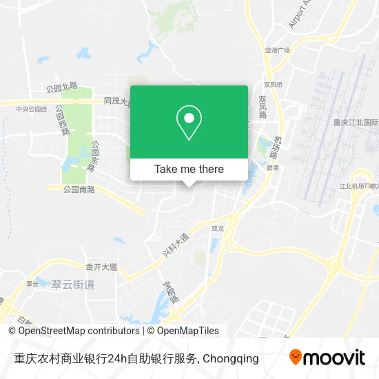 重庆农村商业银行24h自助银行服务 map