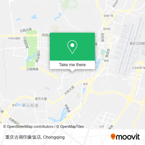 重庆古南印象饭店 map