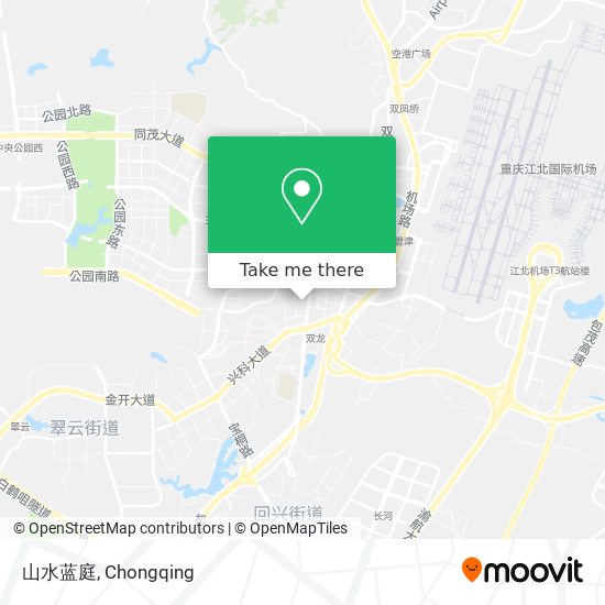 山水蓝庭 map