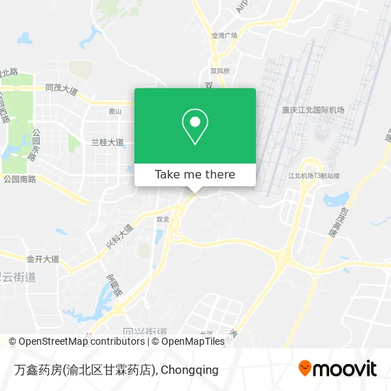 万鑫药房(渝北区甘霖药店) map