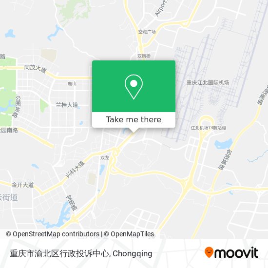 重庆市渝北区行政投诉中心 map