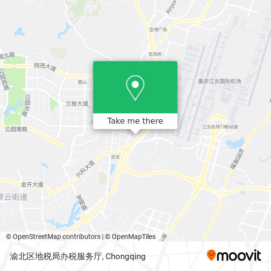 渝北区地税局办税服务厅 map