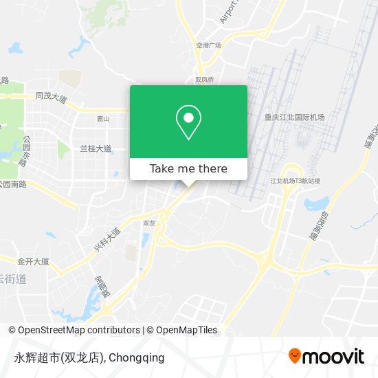 永辉超市(双龙店) map