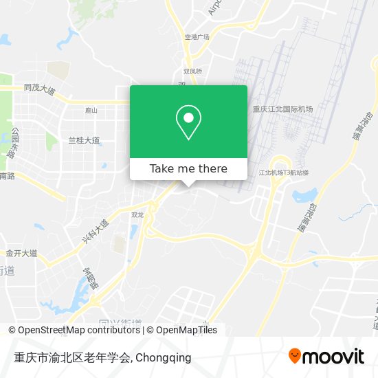 重庆市渝北区老年学会 map