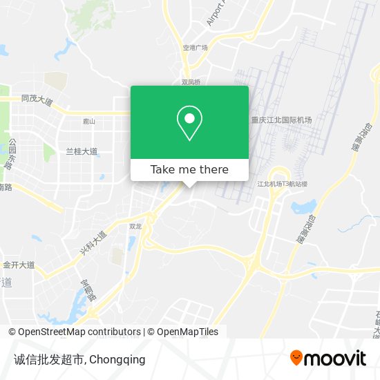诚信批发超市 map