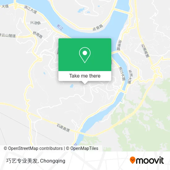 巧艺专业美发 map