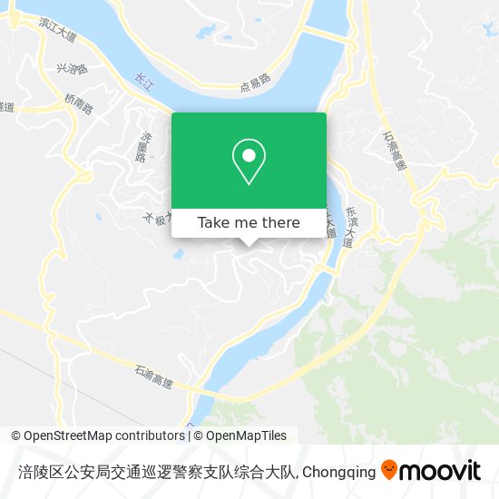 涪陵区公安局交通巡逻警察支队综合大队 map