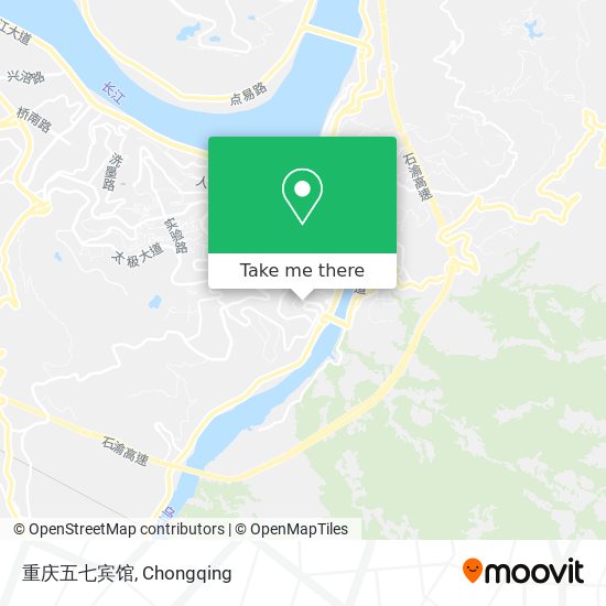 重庆五七宾馆 map