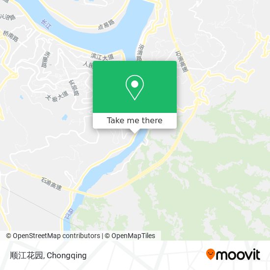 顺江花园 map