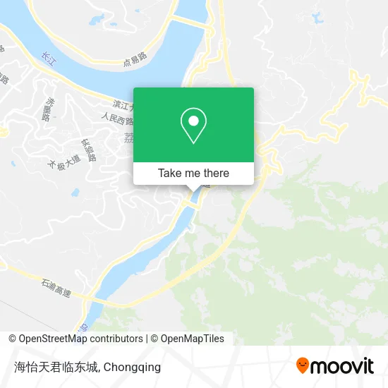 海怡天君临东城 map