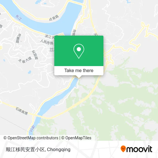 顺江移民安置小区 map