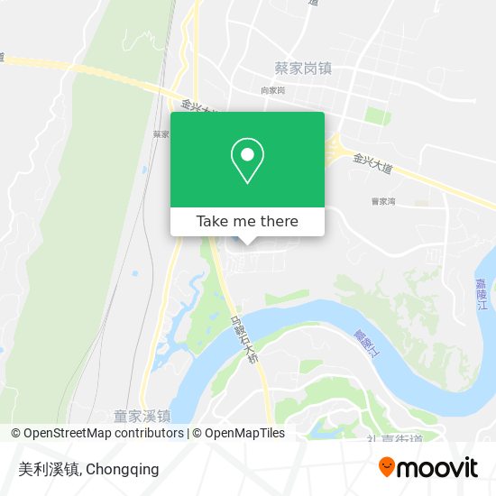 美利溪镇 map