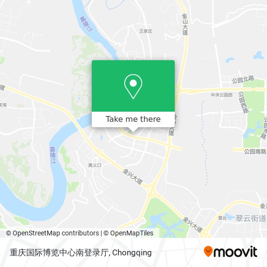 重庆国际博览中心南登录厅 map